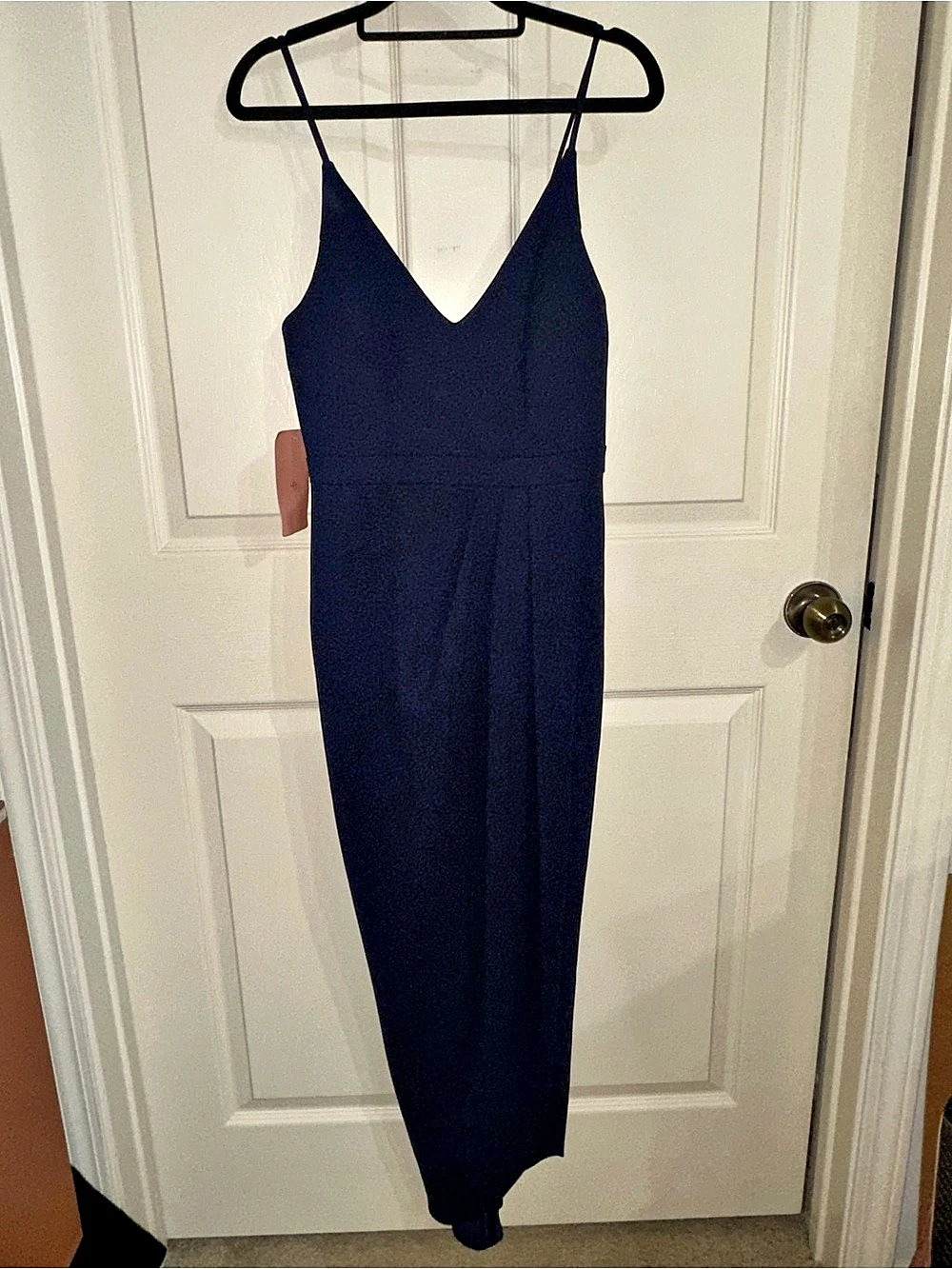 B-HILDLN Pleated midi dress Blue Size Medium NWT